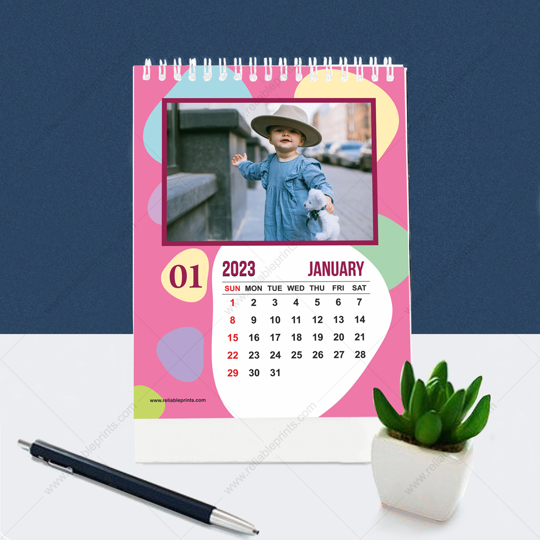 Desk Calendar (Portrait)