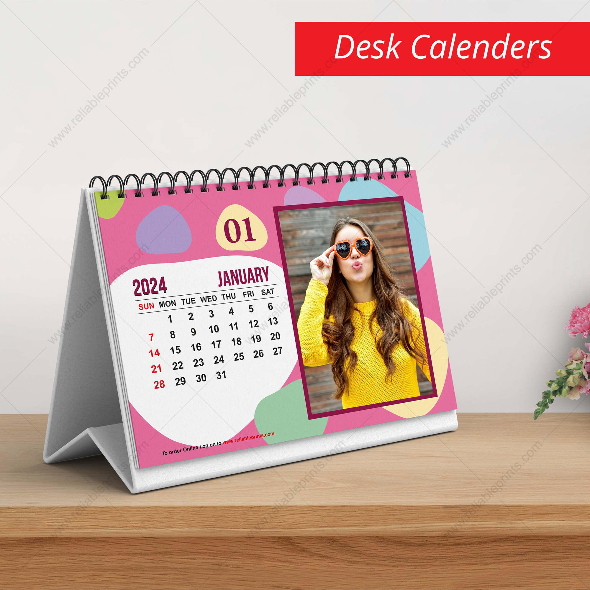 Desk Calendar (Landscape)