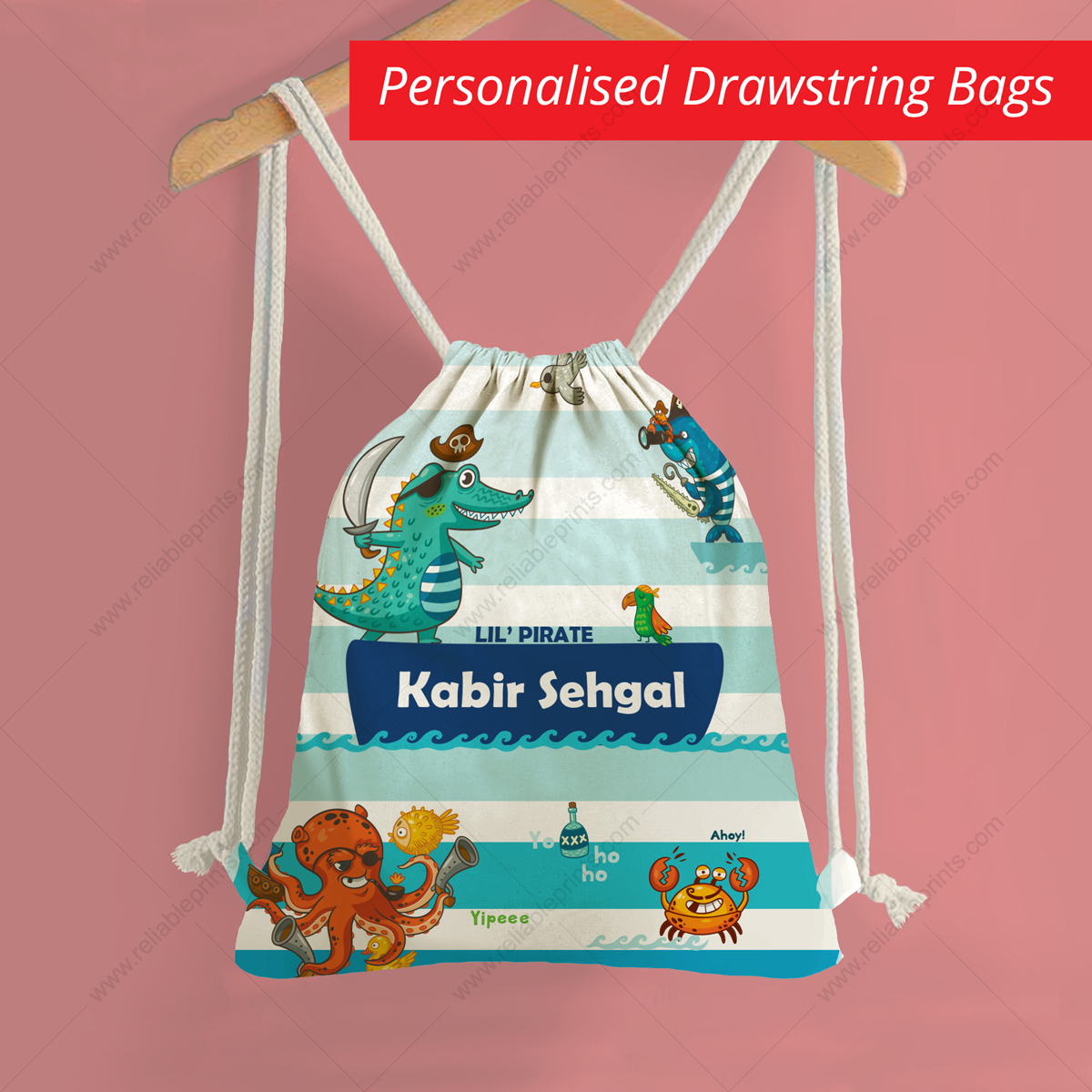 Personalised Drawstring Bags