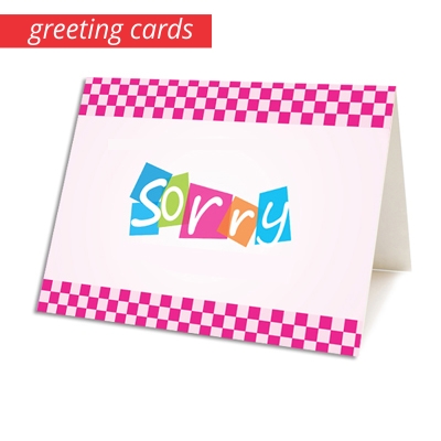 Sorry Greeting Cards